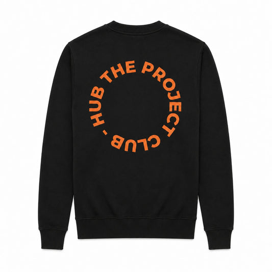 HUB The Project Club - Felpa Lifestyle Nera